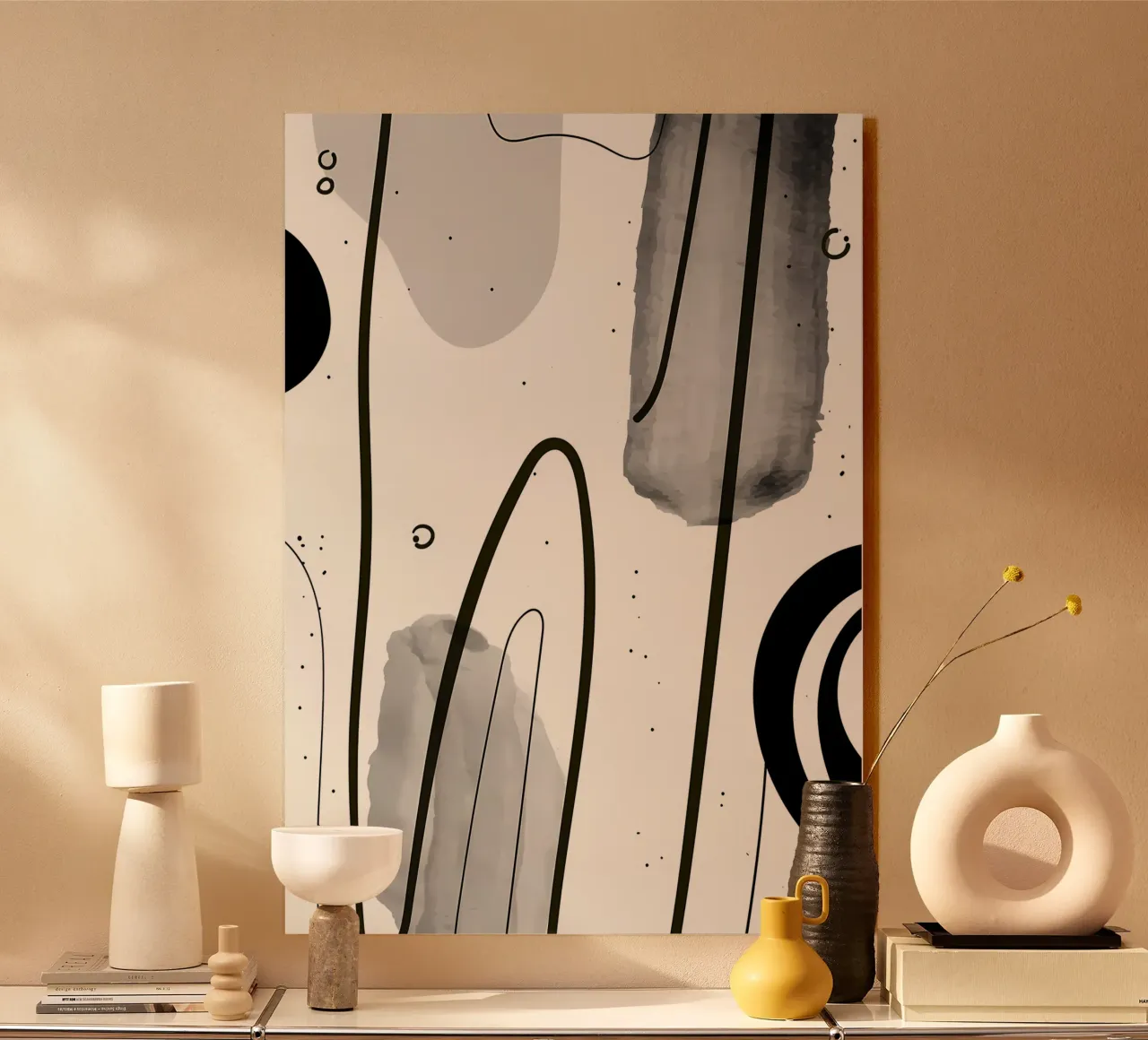 Abstract Watercolor 022 alu-dibond by Rebecca Clark Wyrick