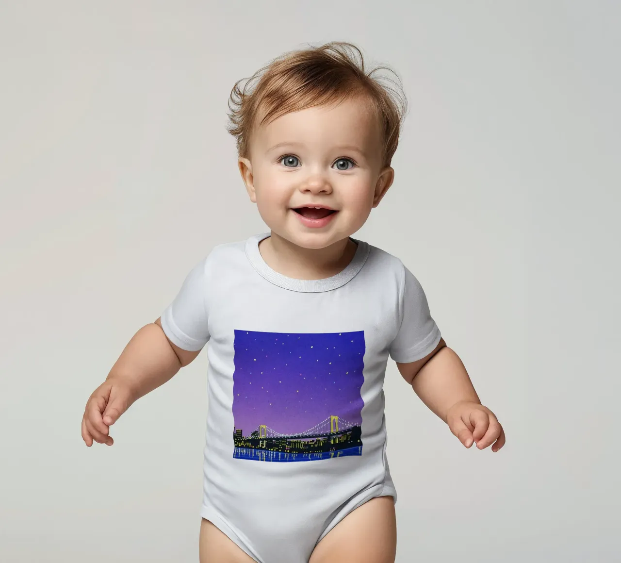 Ponte bello - Orgoglio Hiroshi Nagai body neonato maniche corte da Perdana shop