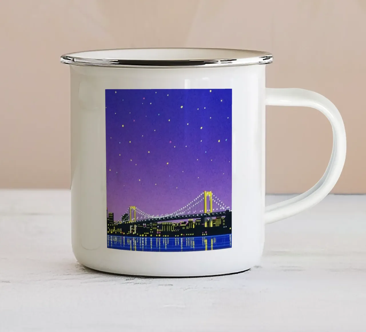 Ponte bello - Orgoglio Hiroshi Nagai tazza in smalto da Perdana shop