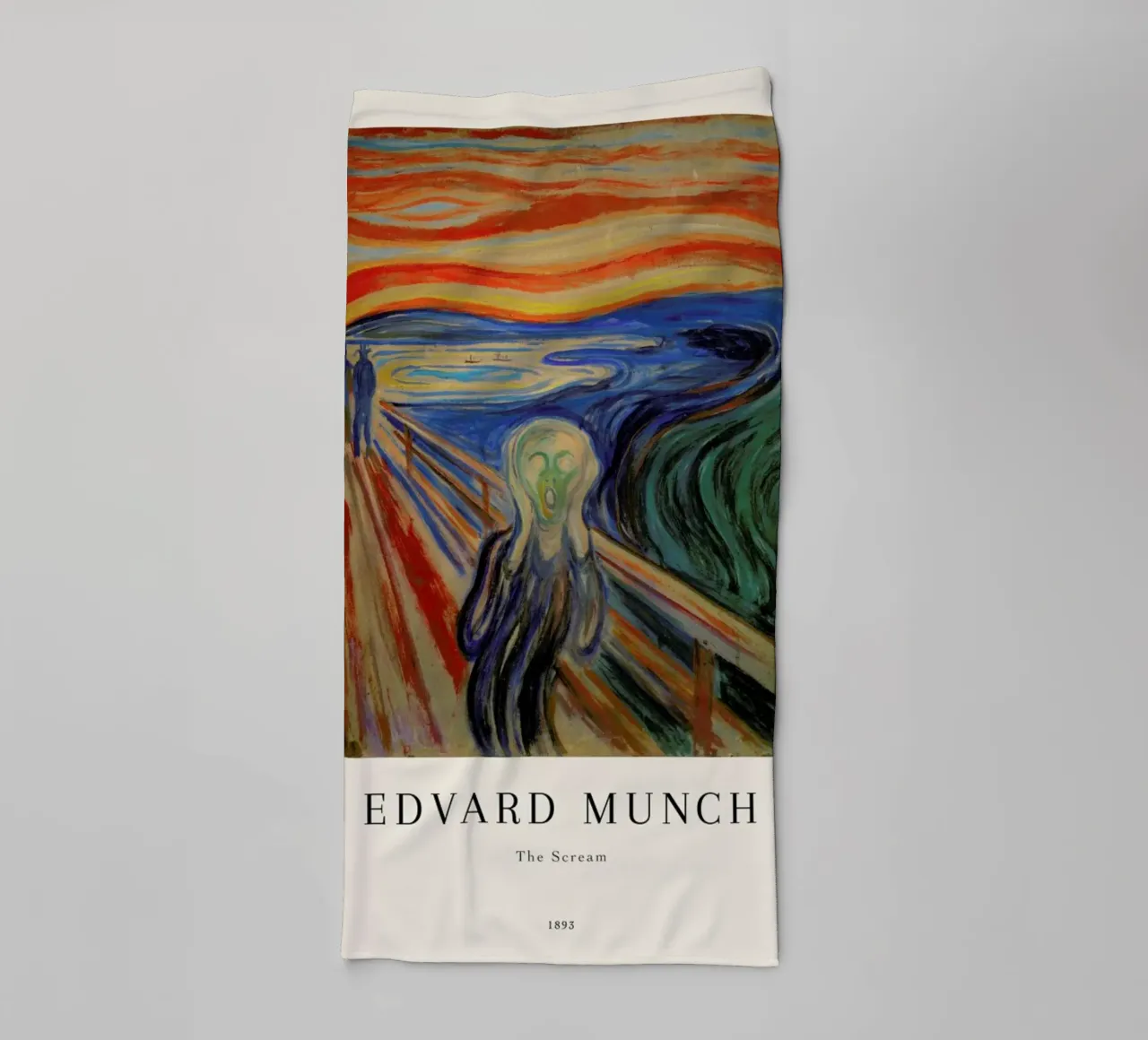 Munch - The Scream asciugamano da bagno da ARTOTHEK