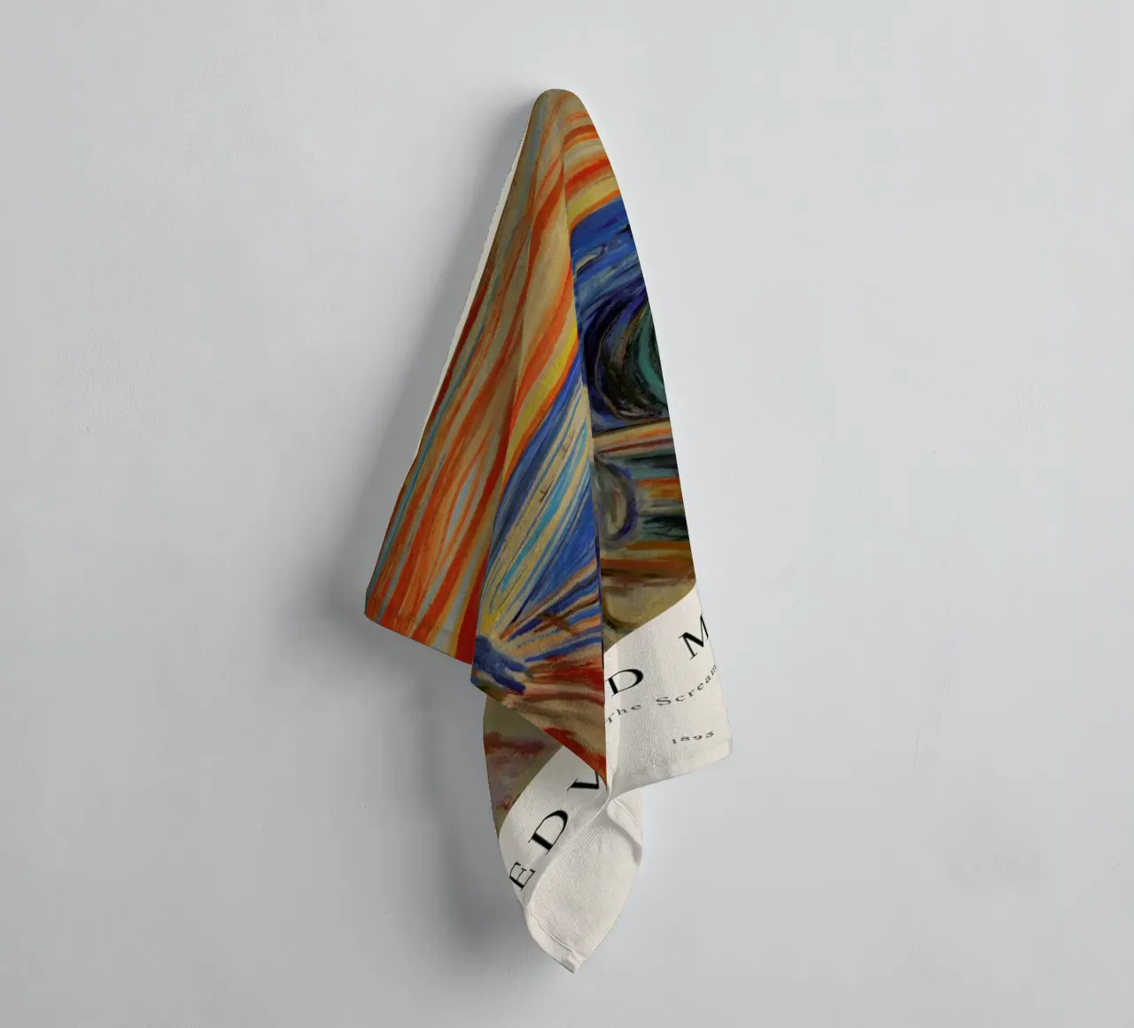 Munch - The Scream asciugamano da bagno da ARTOTHEK