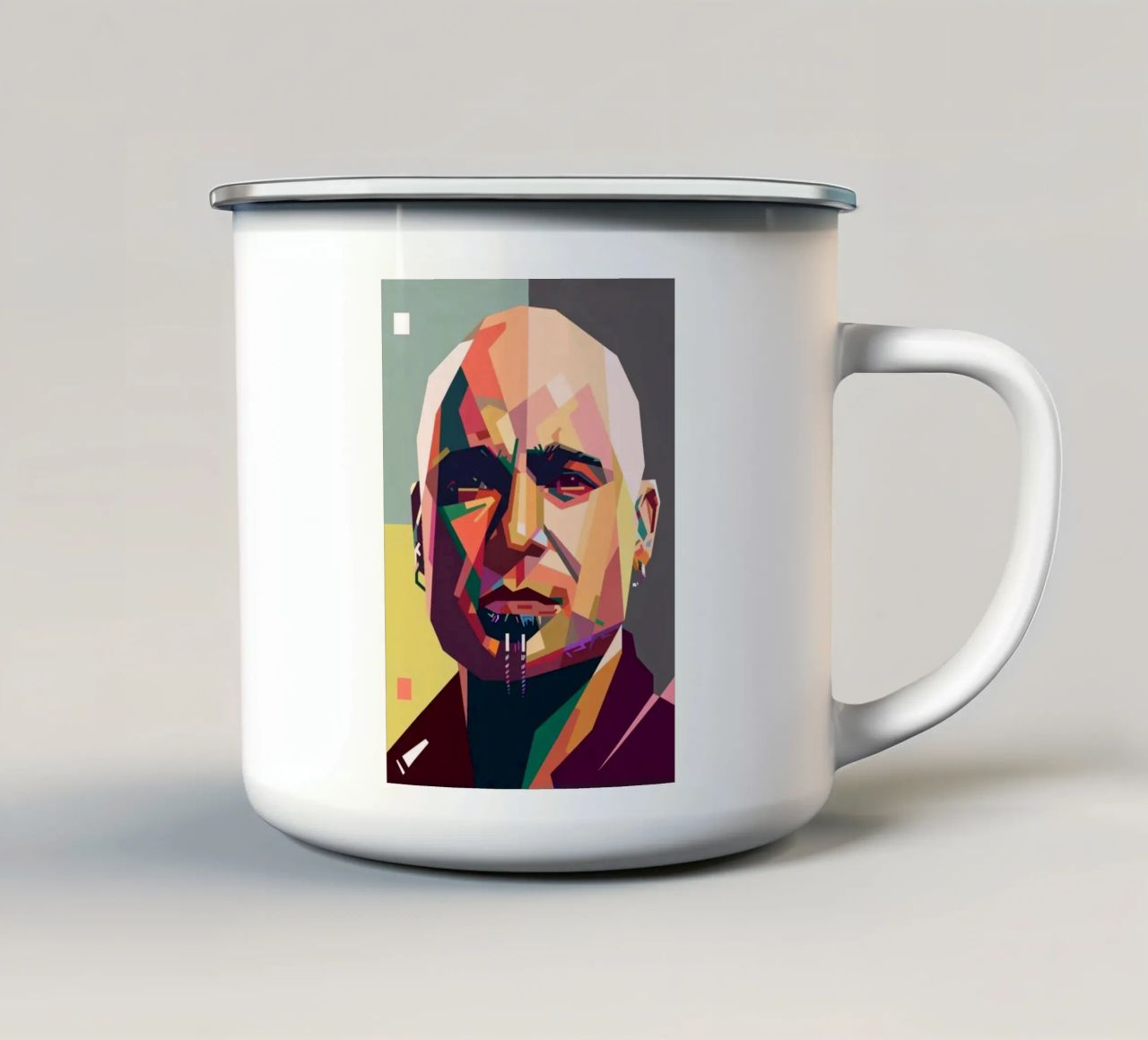 David Draiman cantante dei Disturbed tazza in smalto da Hantamrata