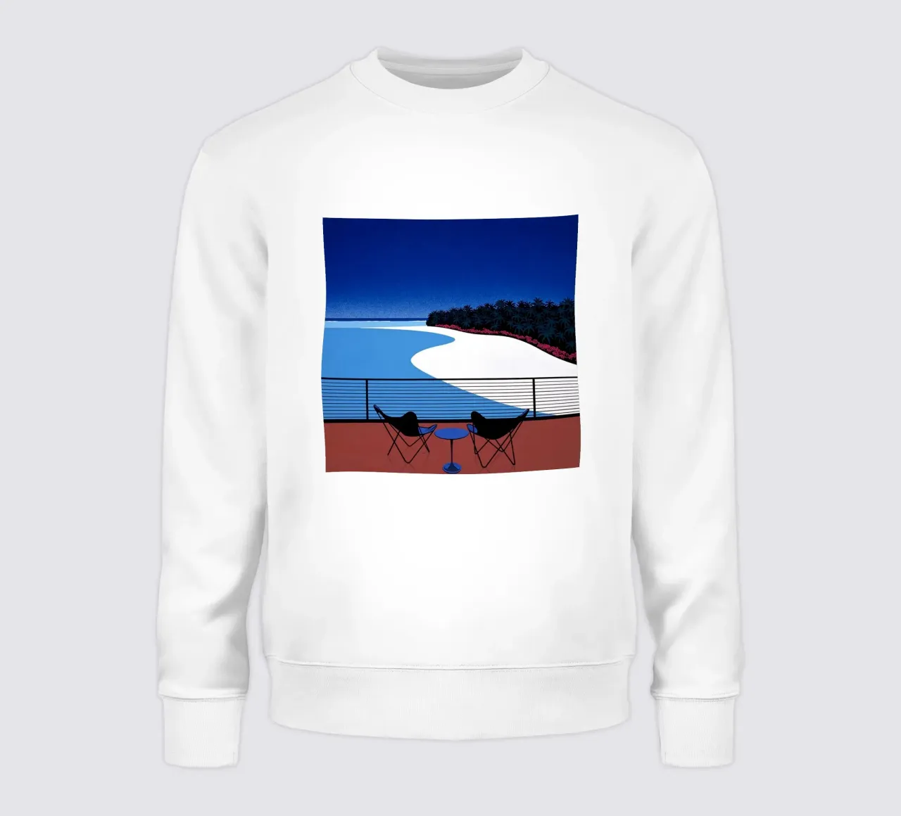 Posti a sedere fronte mare Nagai Art felpa da Perdana shop