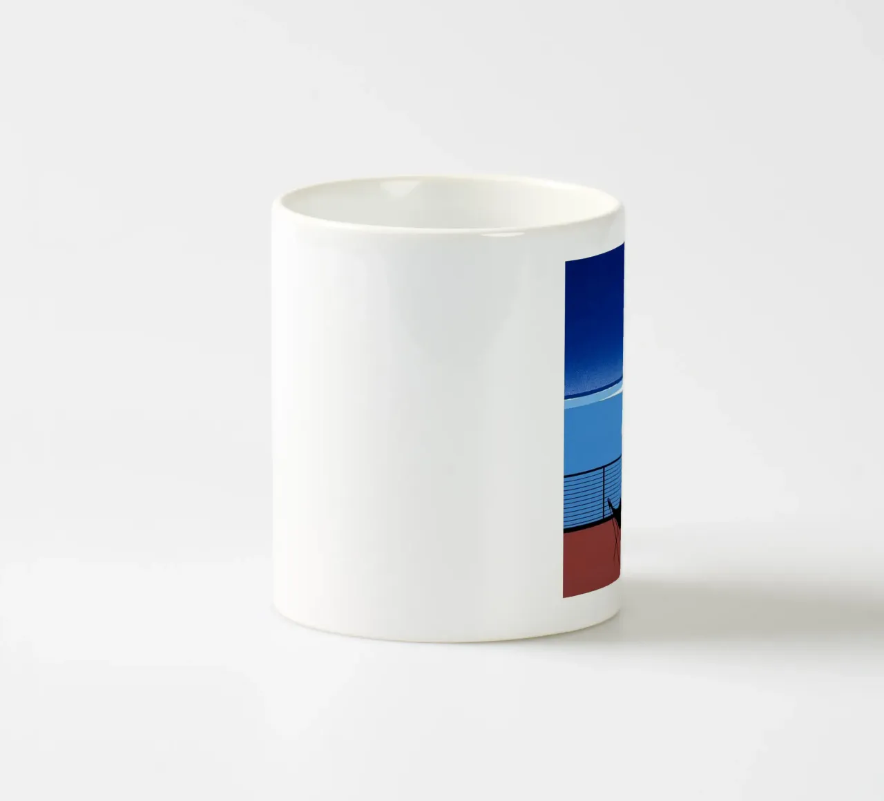 Posti a sedere fronte mare Nagai Art tazza in ceramica da Perdana shop