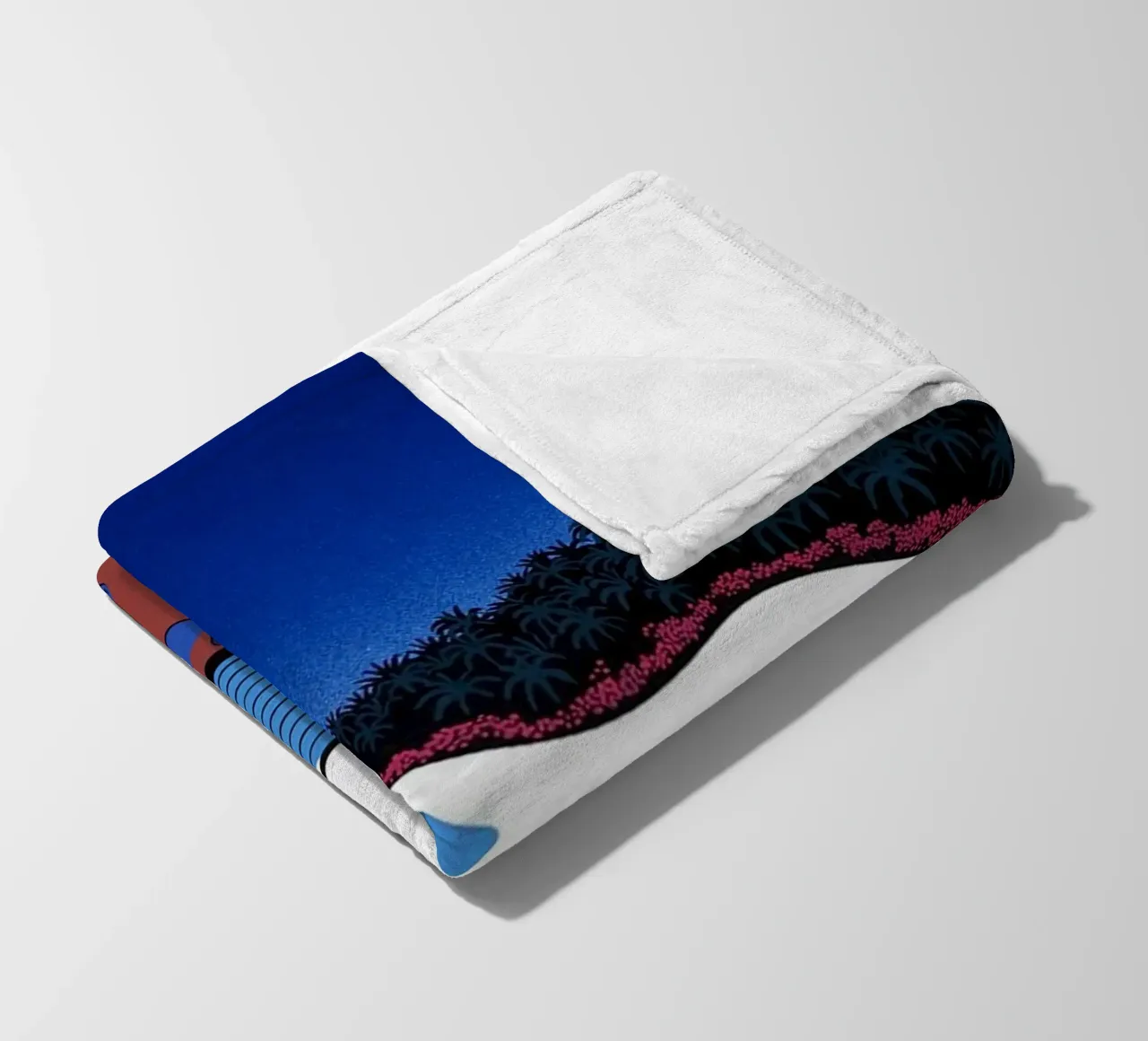 Posti a sedere fronte mare Nagai Art coperta in pile da Perdana shop