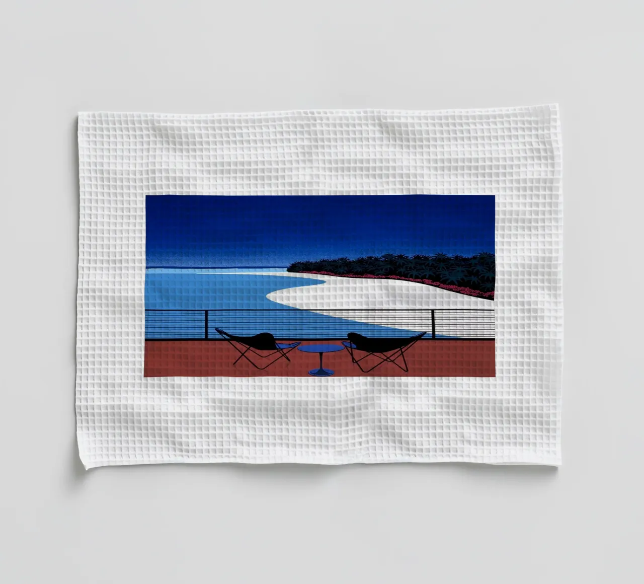 Posti a sedere fronte mare Nagai Art canovaccio da cucina da Perdana shop