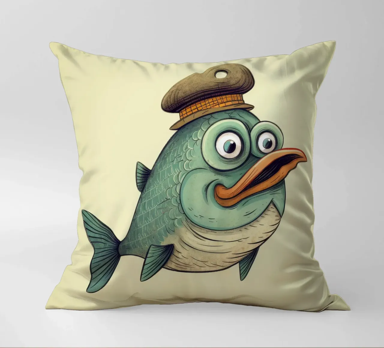 Aringa retrò cuscino da Funny Animals