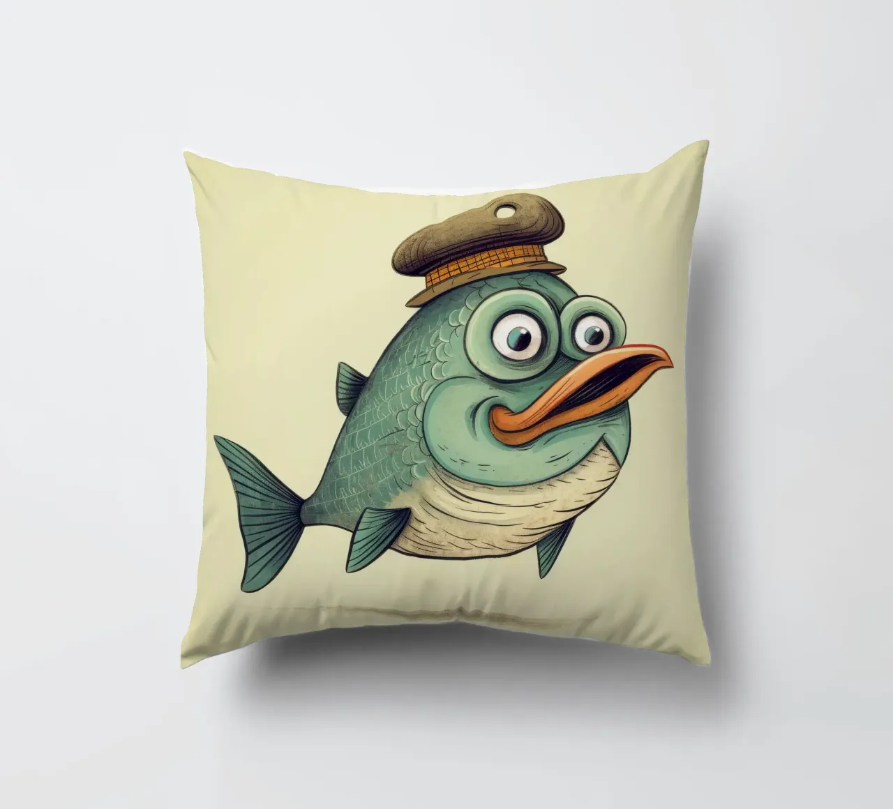 Aringa retrò cuscino da Funny Animals