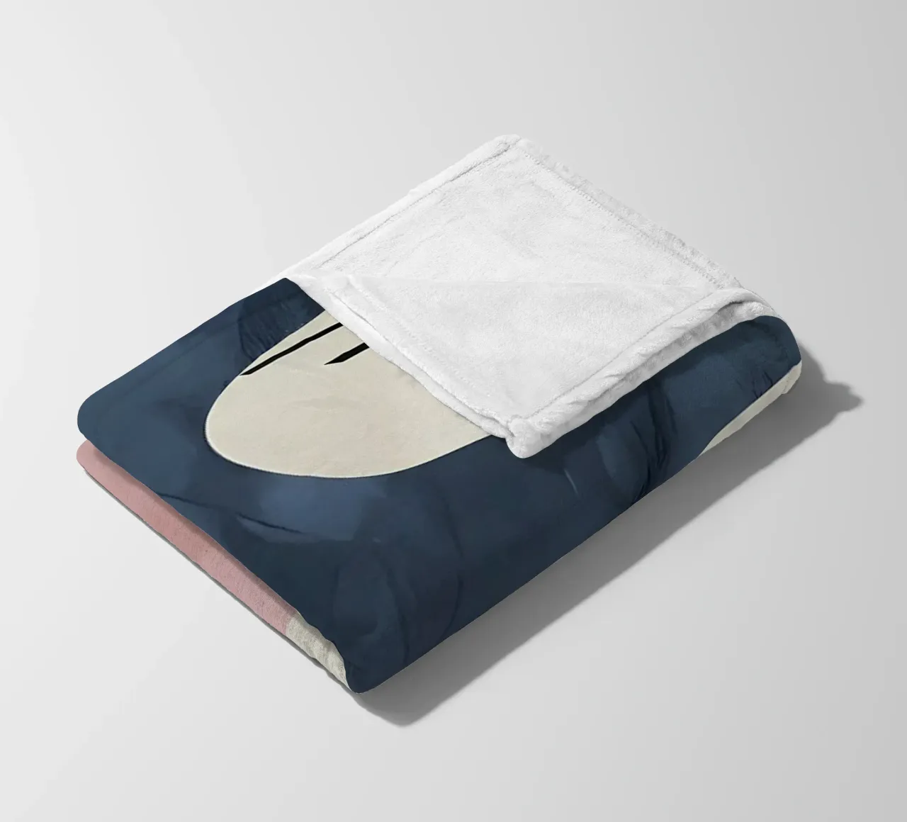 ASTRATTO ORGANICO 43A coperta in pile da Rebecca Clark Wyrick