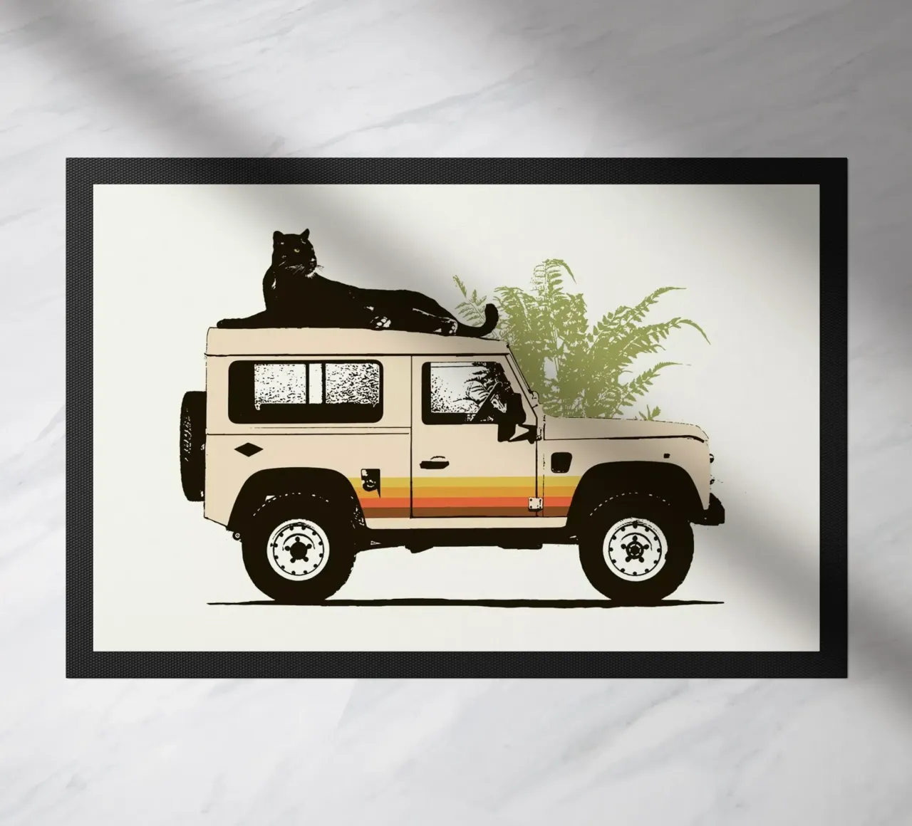 Black Panther on Car zerbino da Florent Bodart