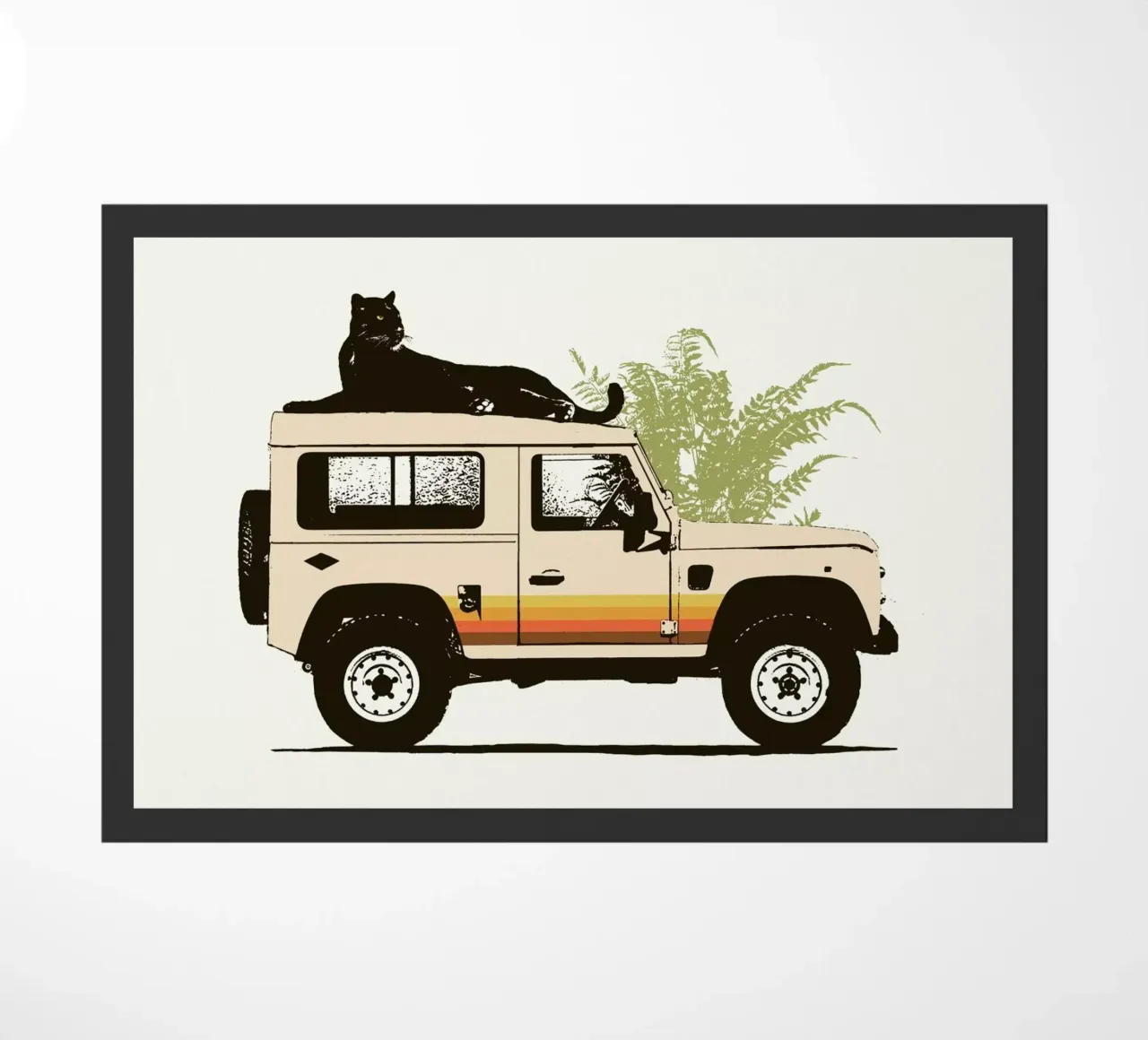 Black Panther on Car zerbino da Florent Bodart