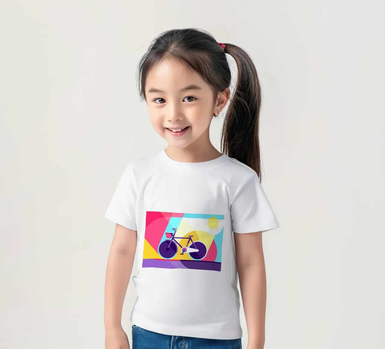 Stadsfiets kinder t-shirt van Albert S Jacob
