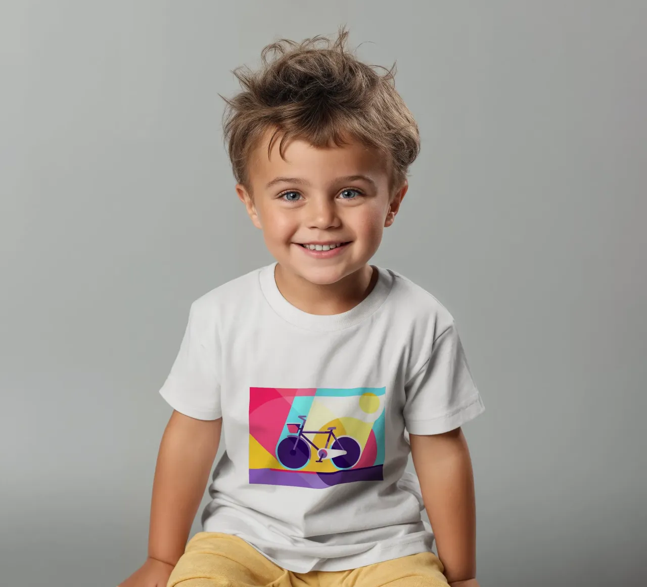 Stadsfiets kinder t-shirt van Albert S Jacob