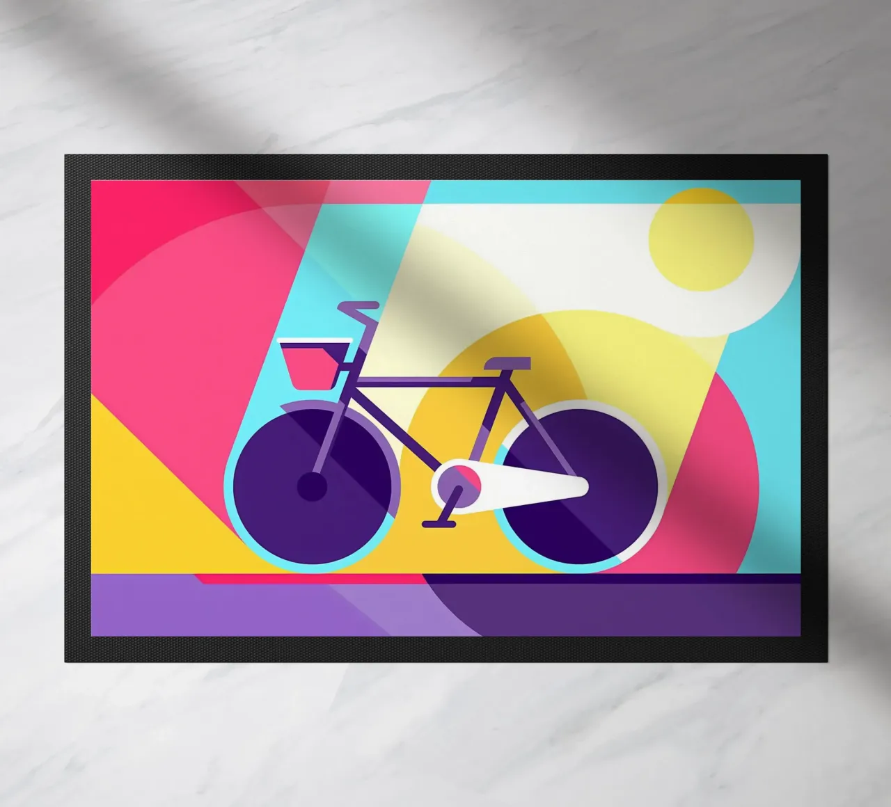 Stadsfiets deurmat van Albert S Jacob