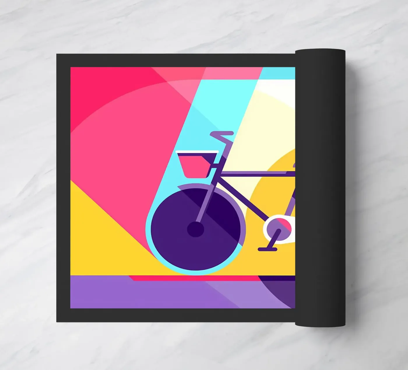 City bike Fußmatte von Albert S Jacob