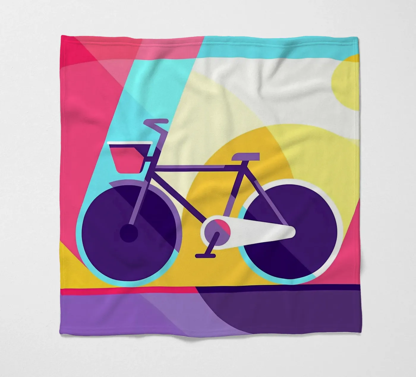 Stadsfiets fleecedeken van Albert S Jacob