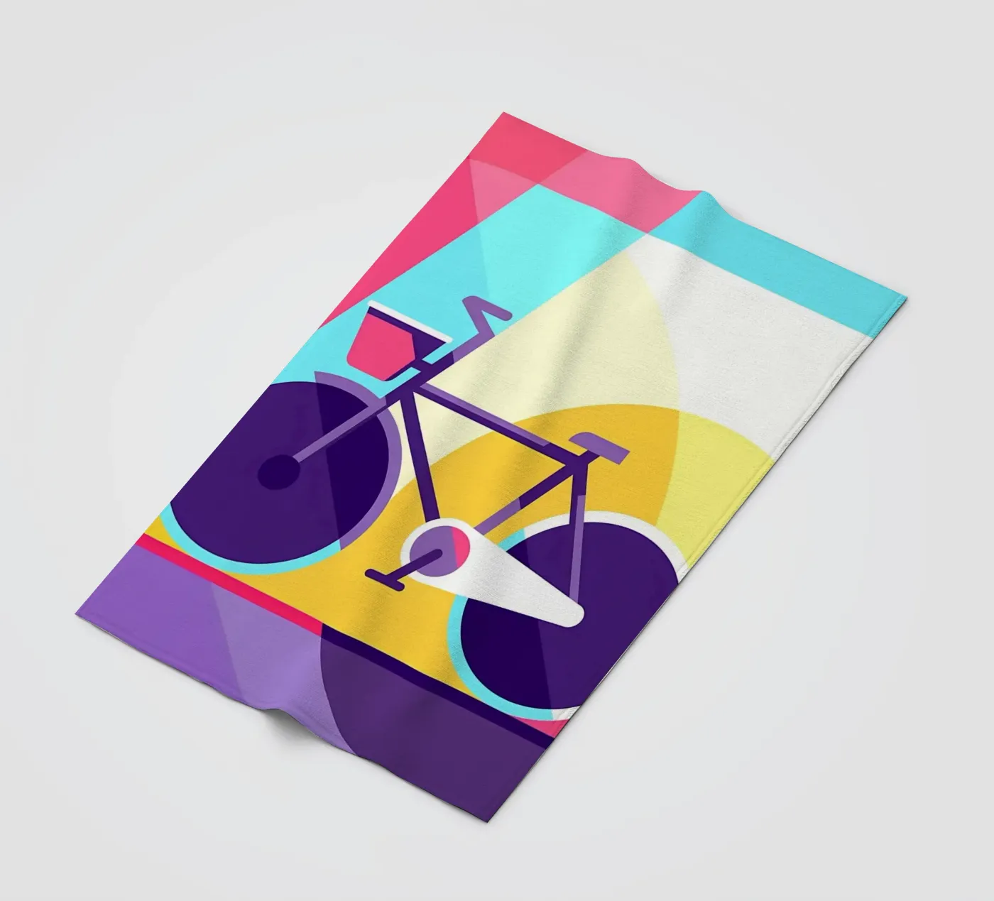 Stadsfiets fleecedeken van Albert S Jacob