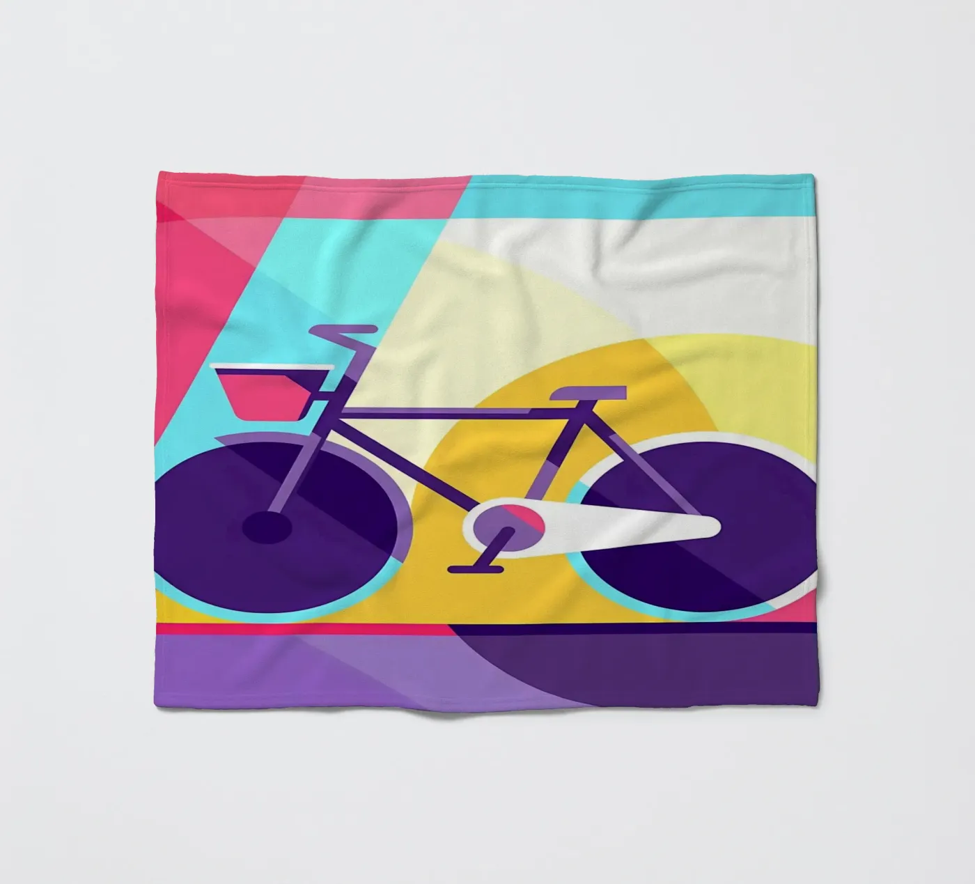 Stadsfiets fleecedeken van Albert S Jacob