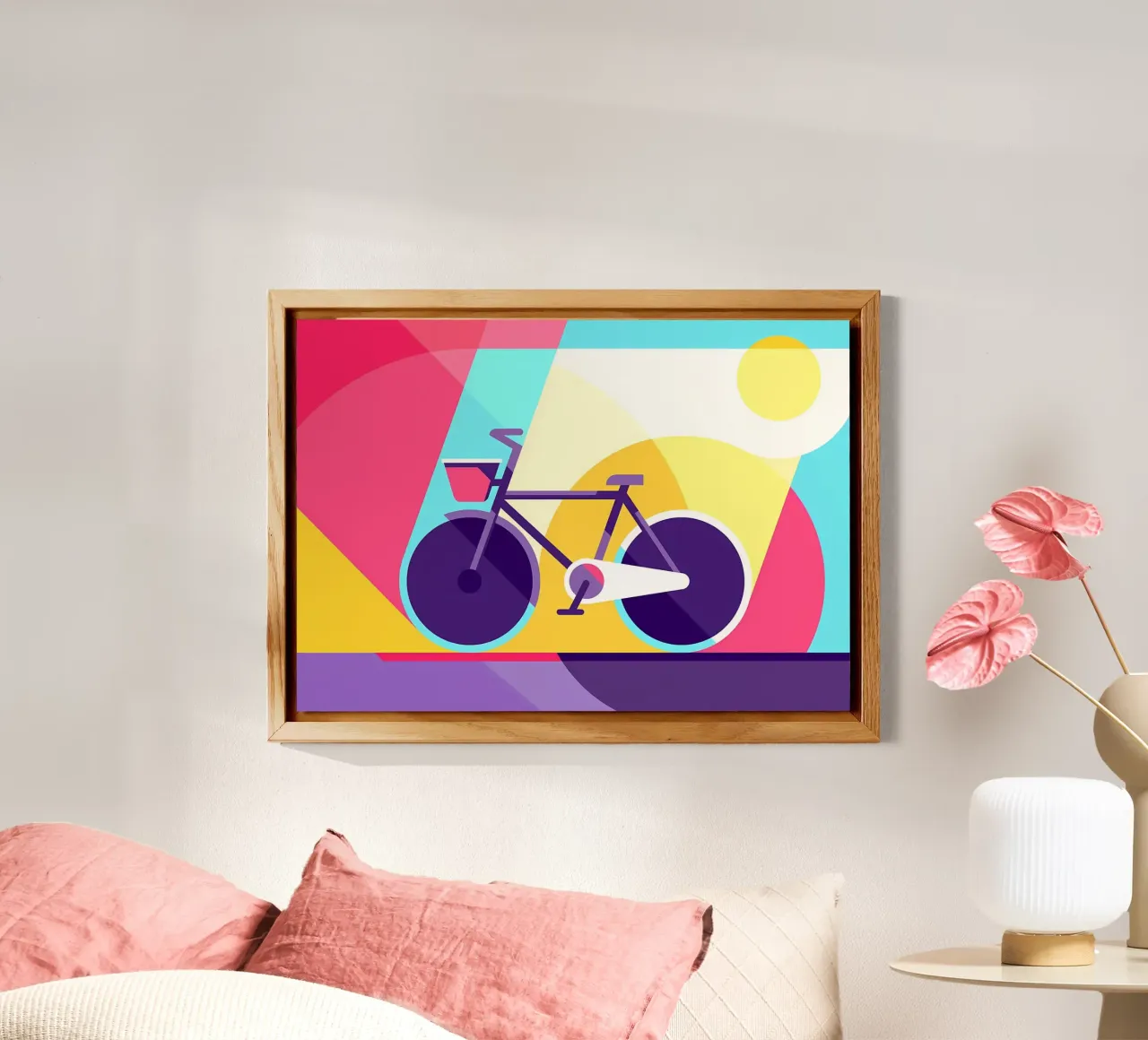 Bicicletta da città alluminio dibond da Albert S Jacob
