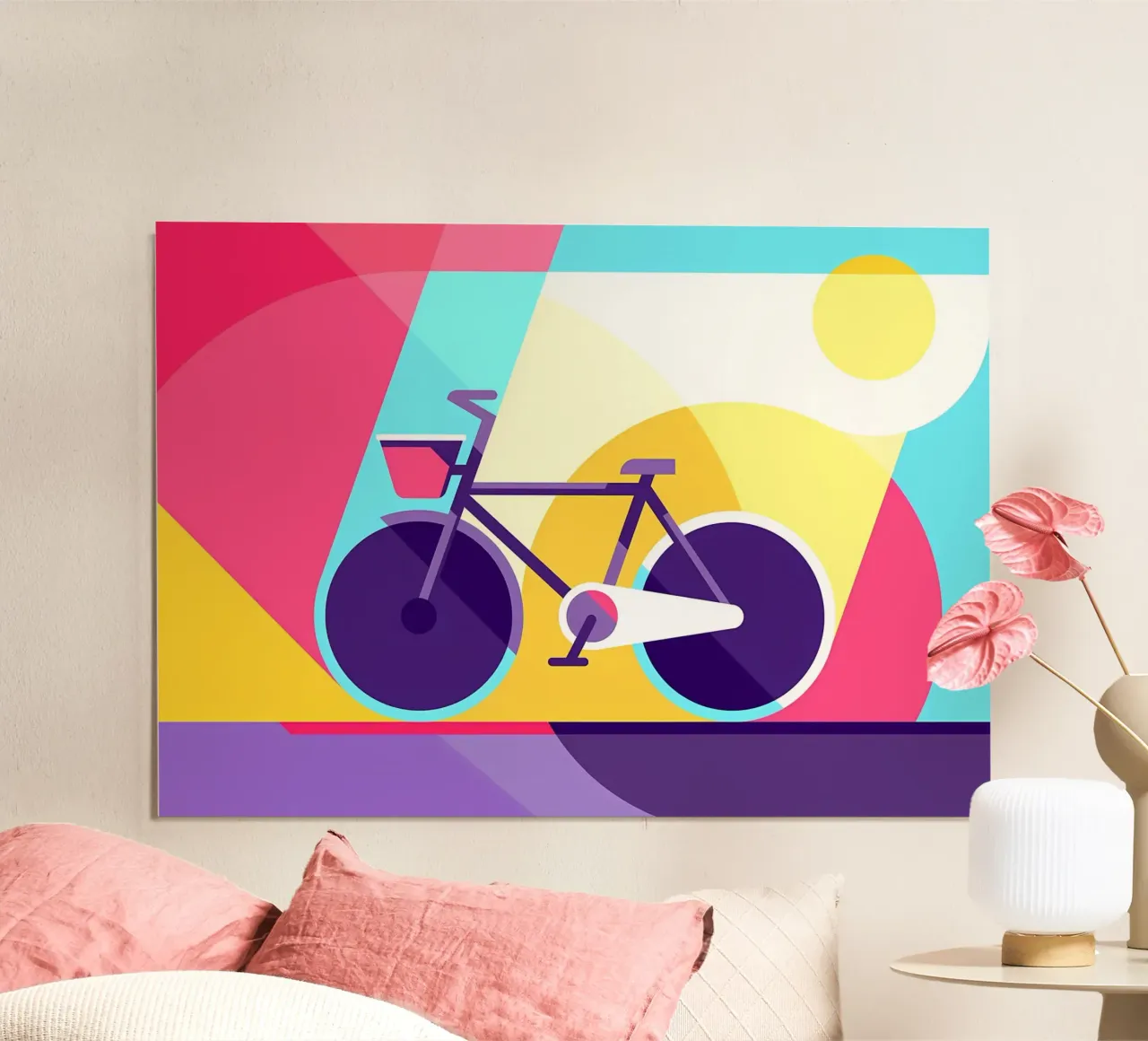 Stadsfiets poster van Albert S Jacob