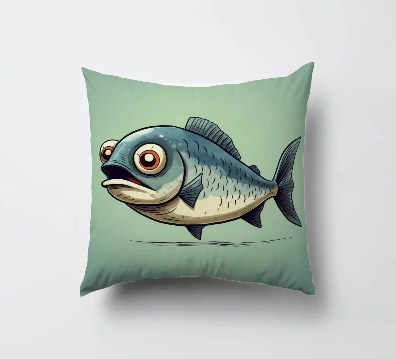Aringa retrò cuscino da Funny Animals