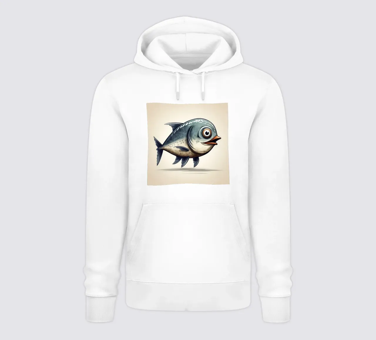 Aringa retrò felpa con cappuccio da Funny Animals