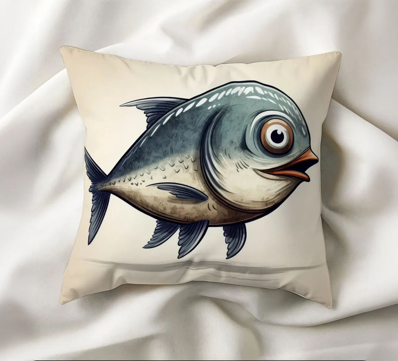 Aringa retrò cuscino da Funny Animals