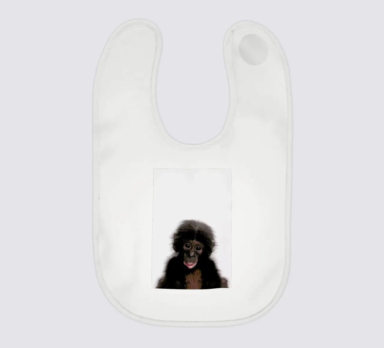 Bonobo baby bib by Paws & Claws