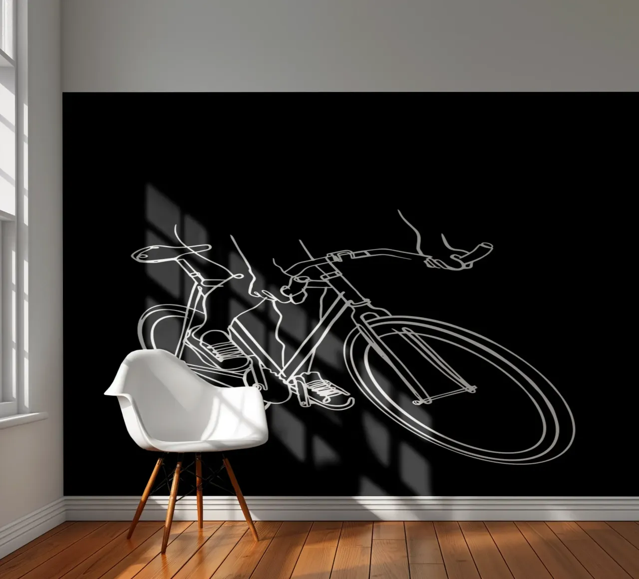 Fiets fotobehang van Albert S Jacob