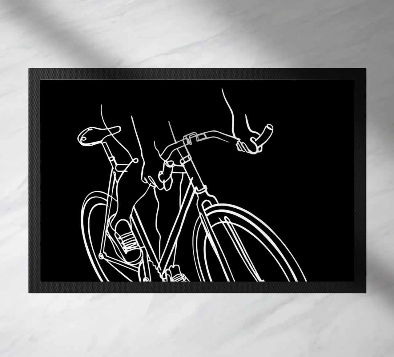 Fiets deurmat van Albert S Jacob