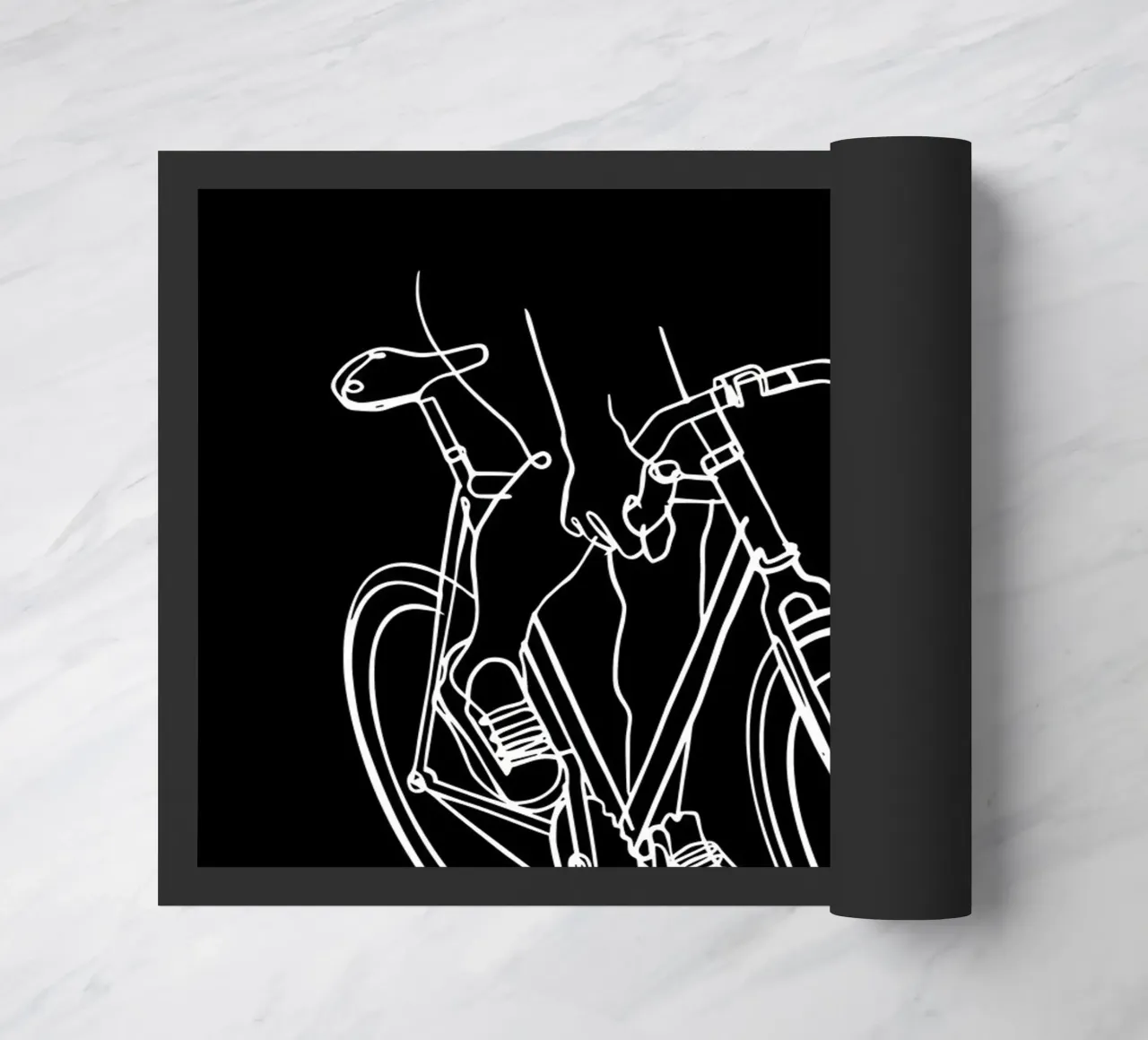 Fiets deurmat van Albert S Jacob