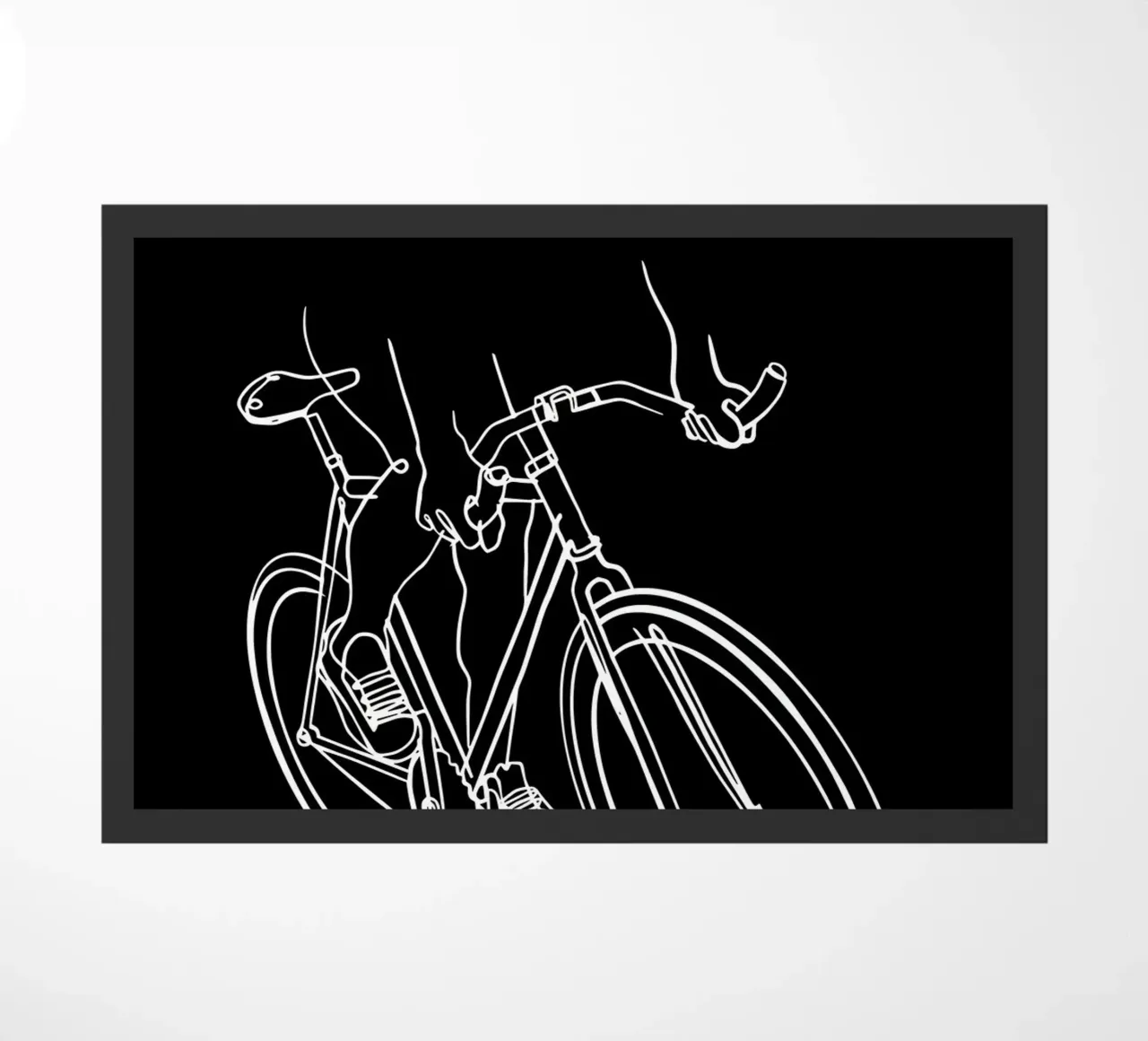 Fiets deurmat van Albert S Jacob