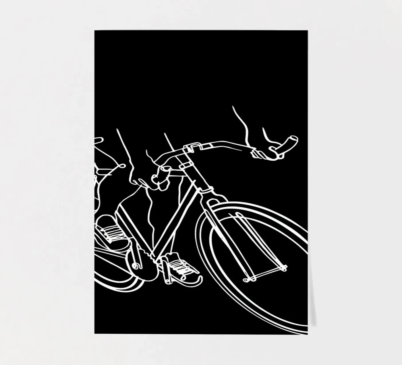 Bicycle sticker sheet by Albert S Jacob