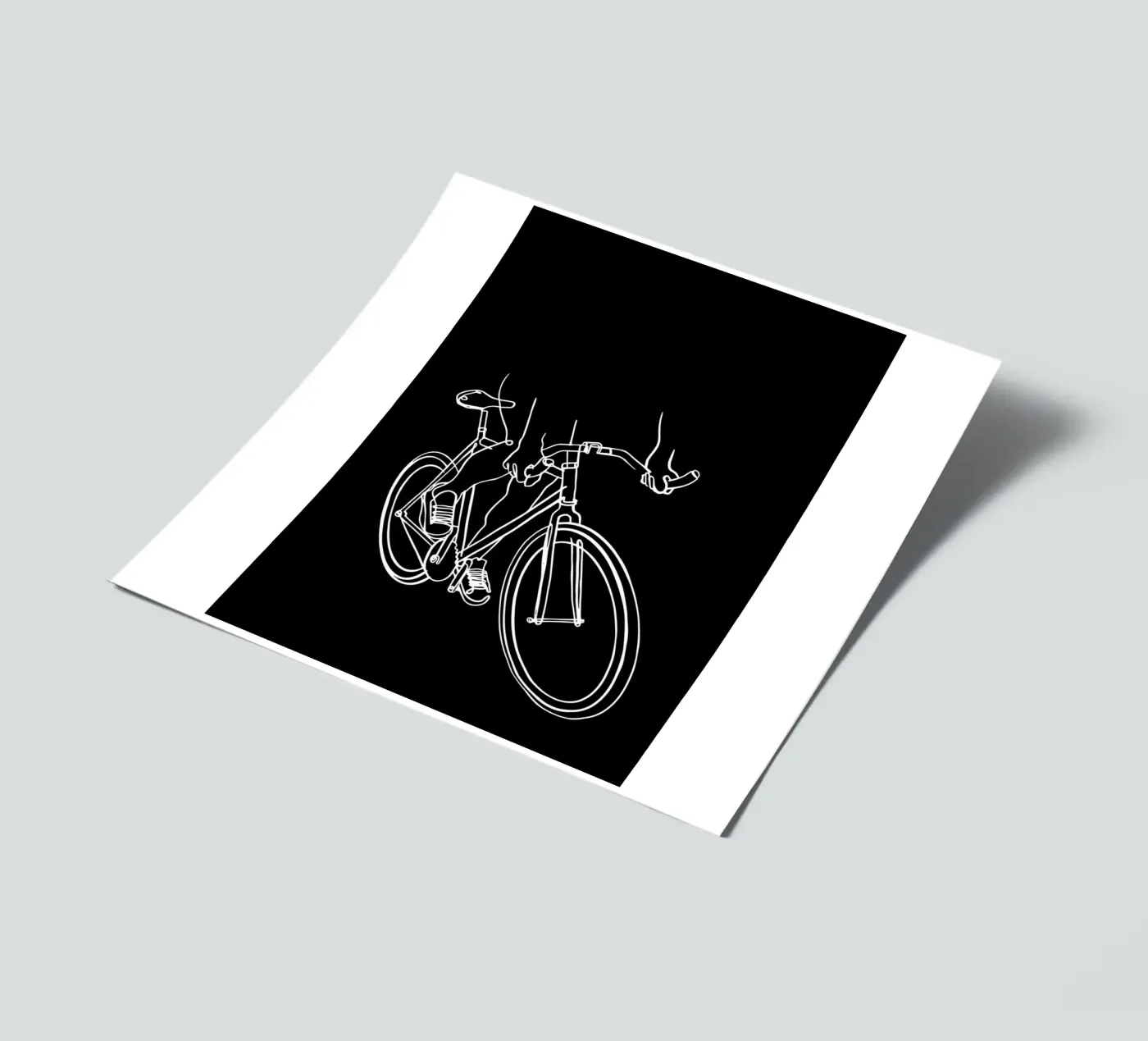 Bicycle sticker sheet by Albert S Jacob