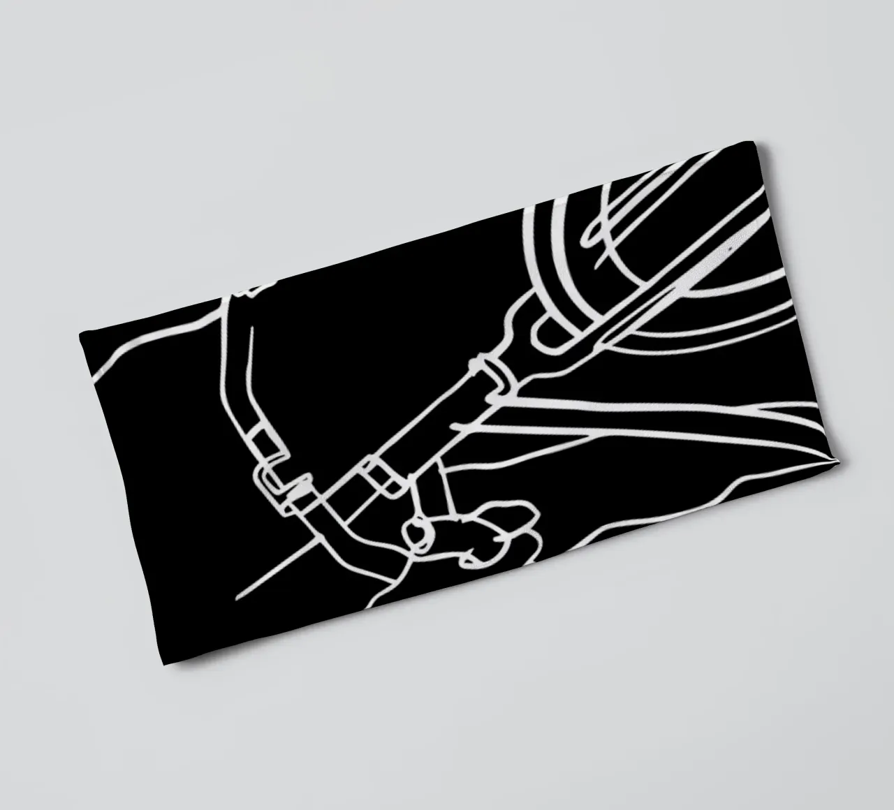 Fiets badhanddoek van Albert S Jacob