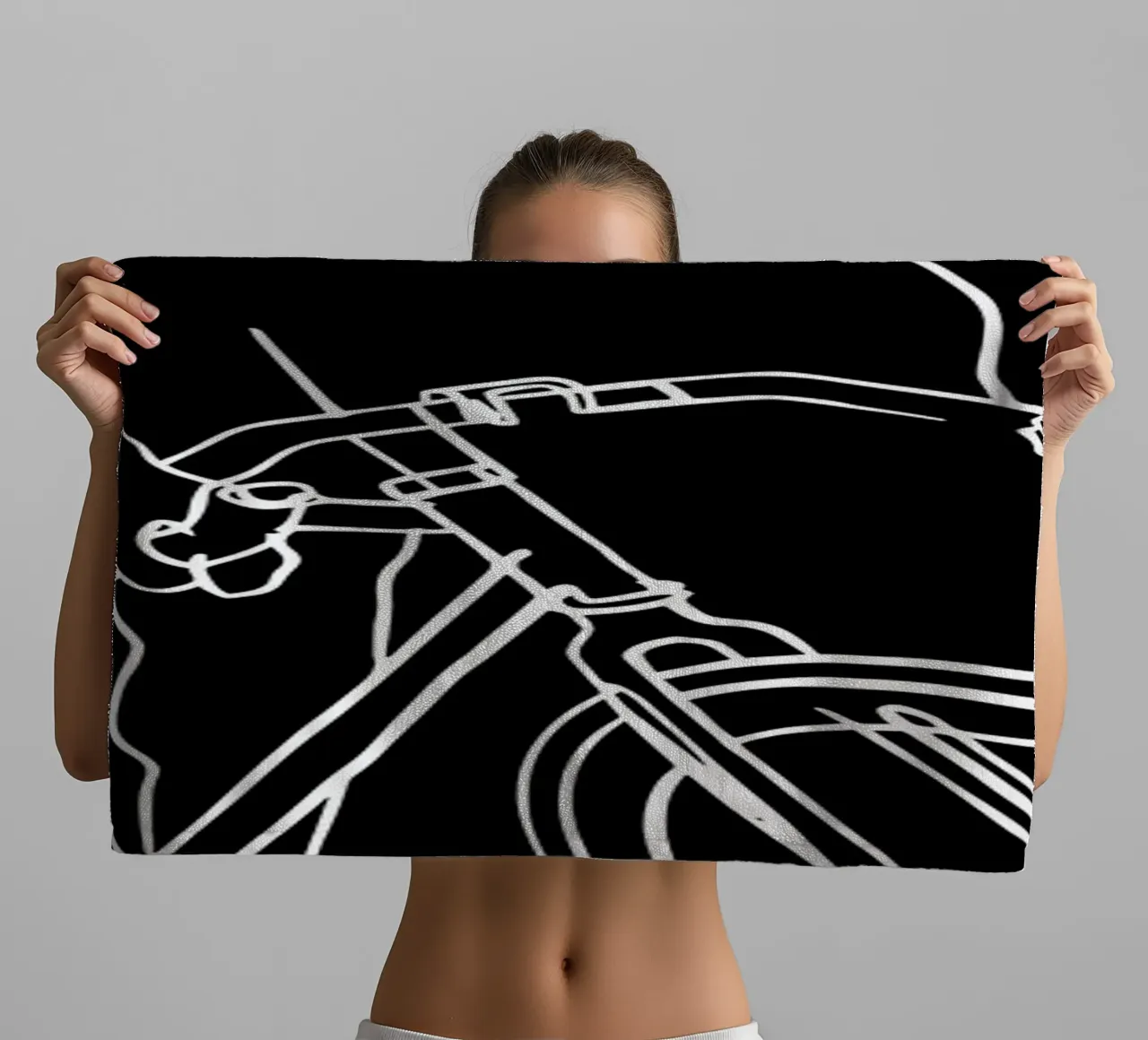 Fiets badhanddoek van Albert S Jacob