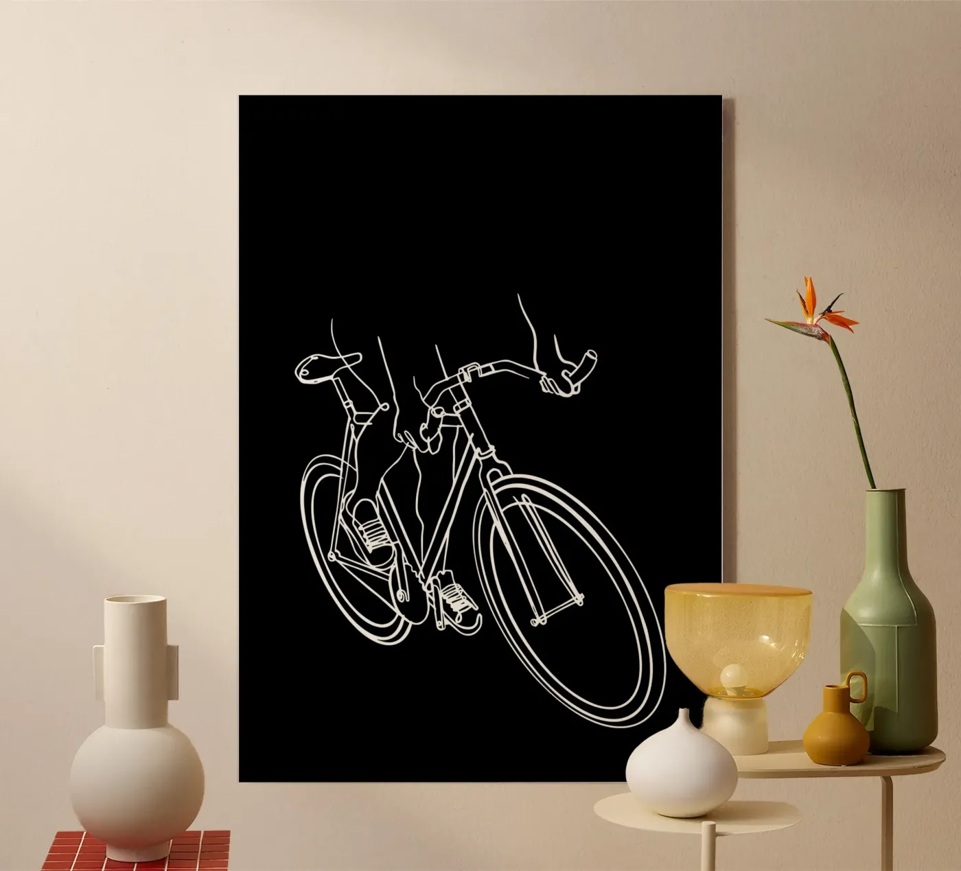 Fahrrad Acryl-Glas von Albert S Jacob