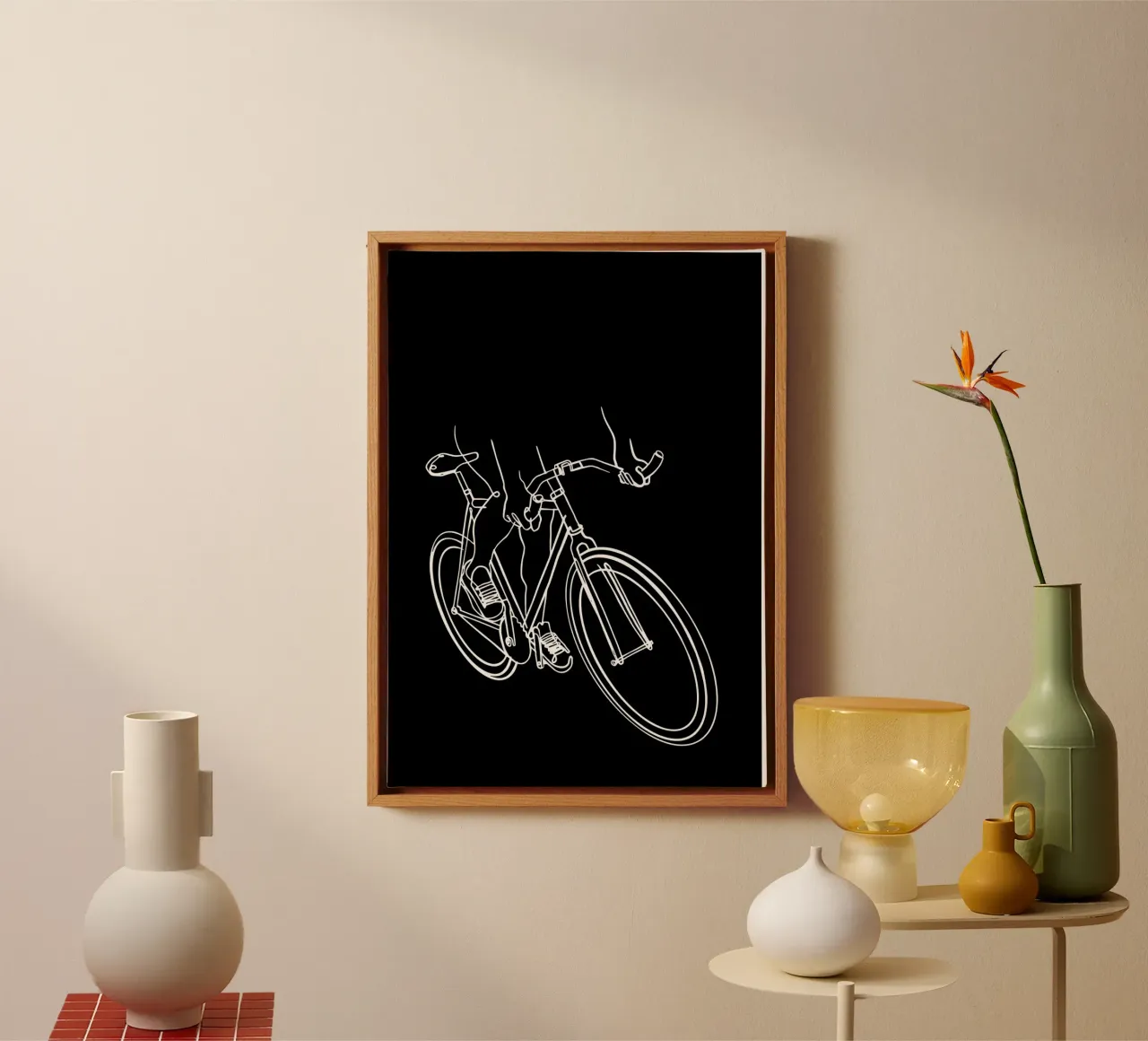 Bicycle canvas van Albert S Jacob