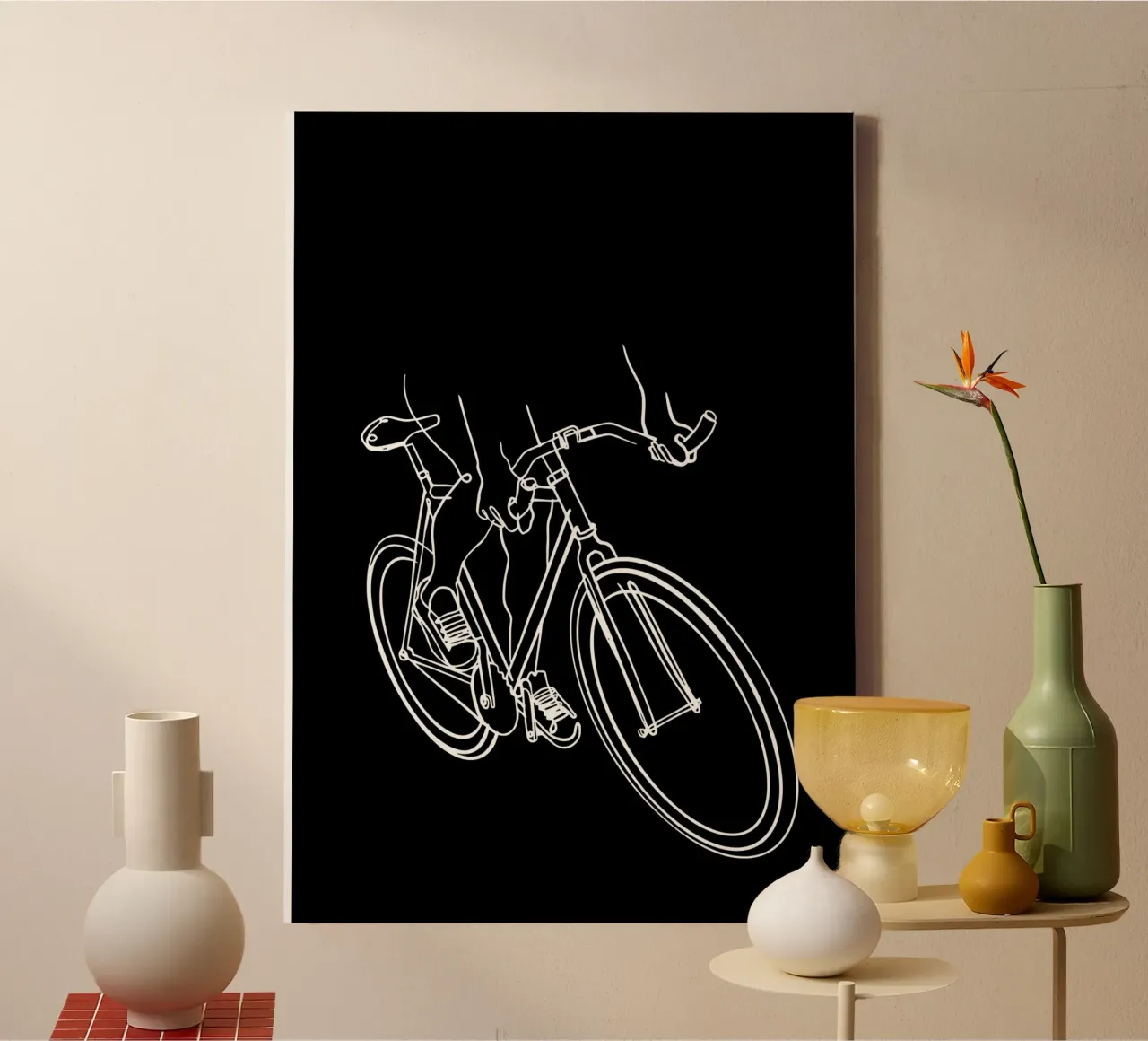 Bicycle canvas van Albert S Jacob