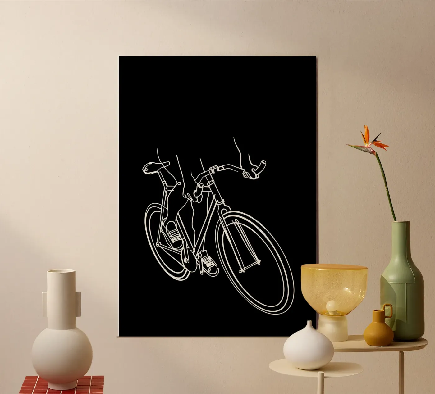 Fiets poster van Albert S Jacob