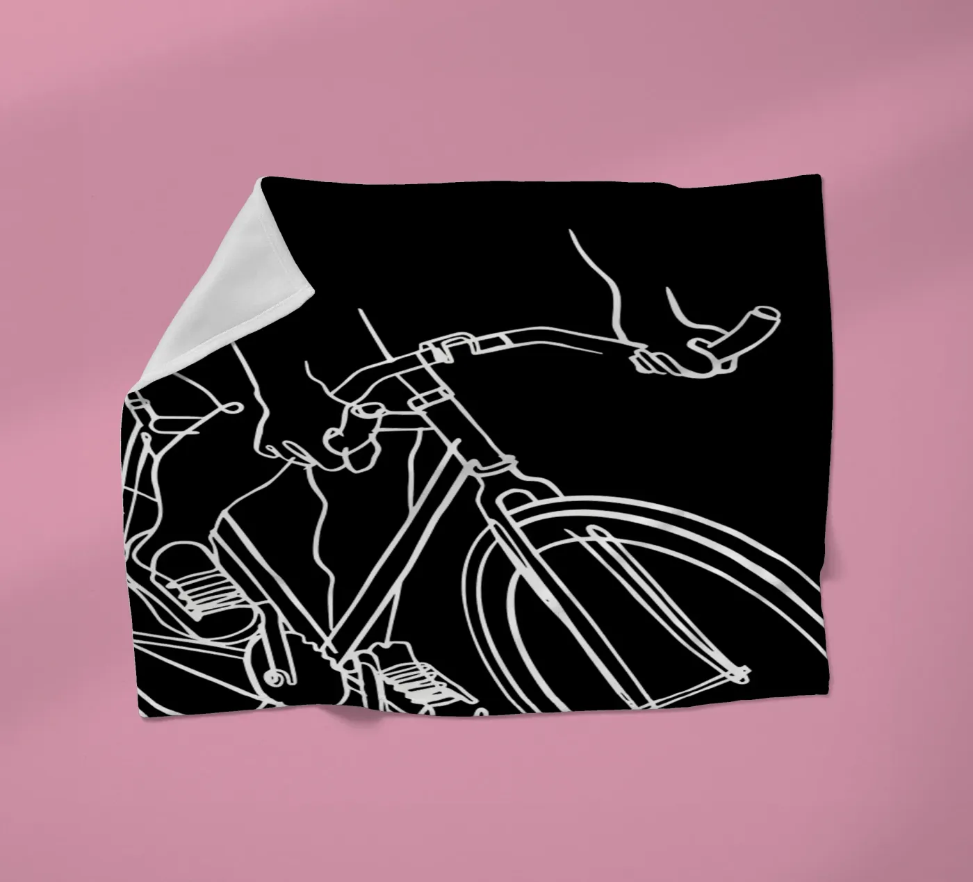 Bicycle fleecedeken van Albert S Jacob