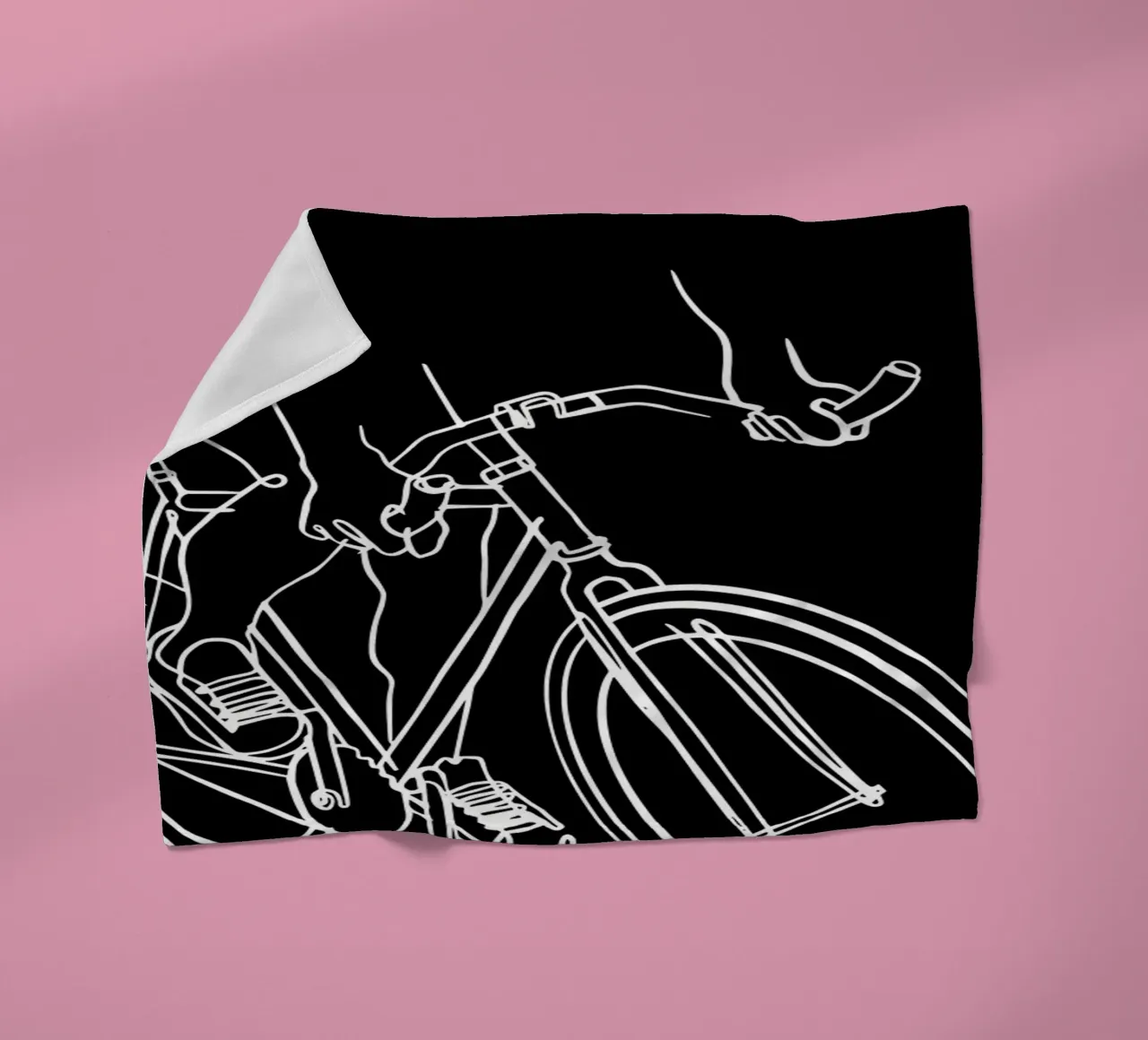 Fiets fleecedeken van Albert S Jacob