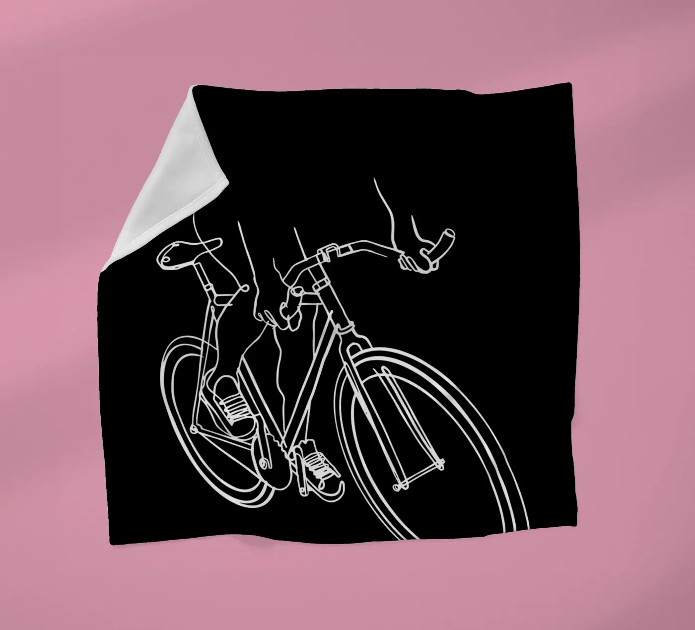 Bicycle fleecedeken van Albert S Jacob