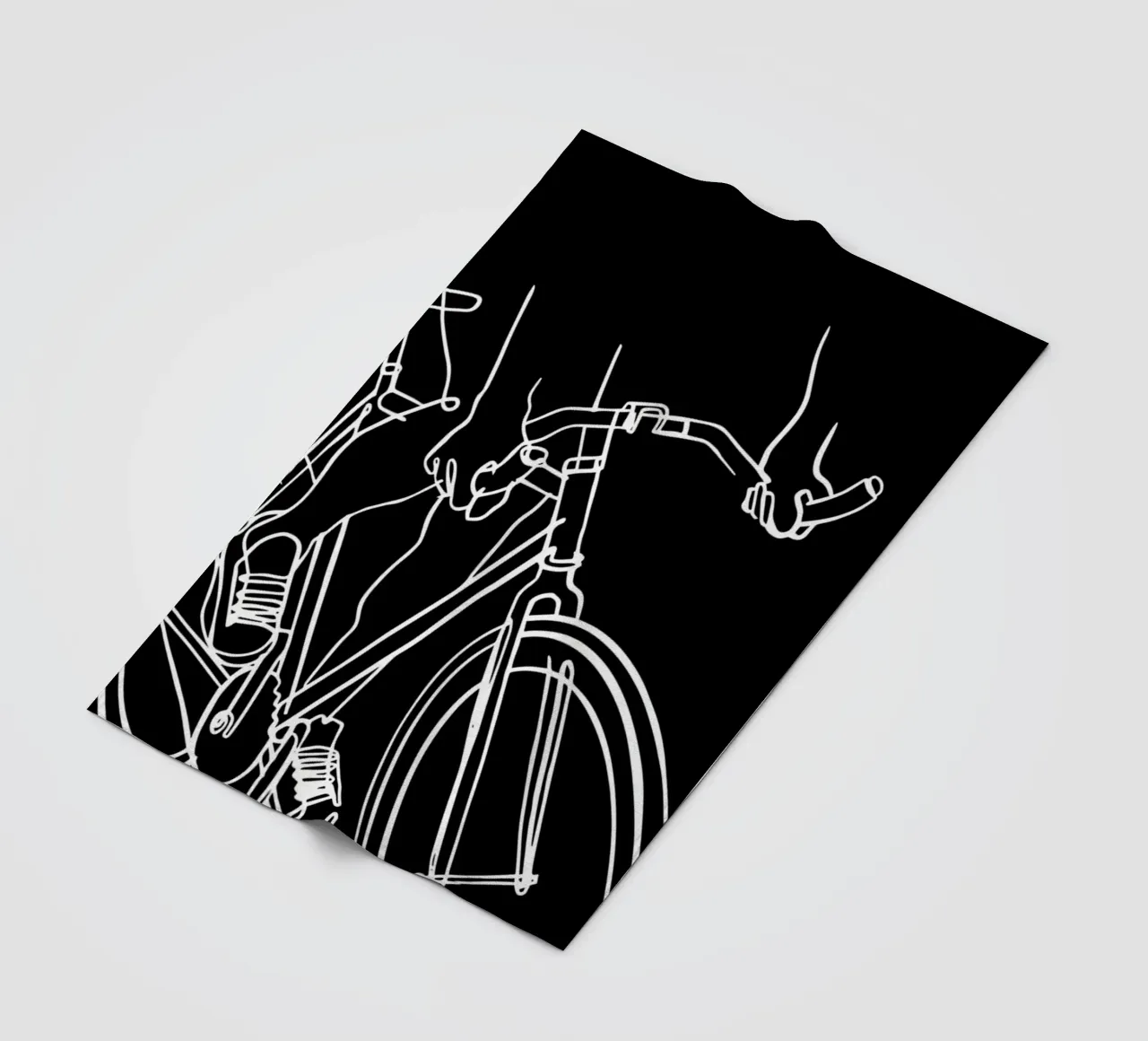 Fiets fleecedeken van Albert S Jacob