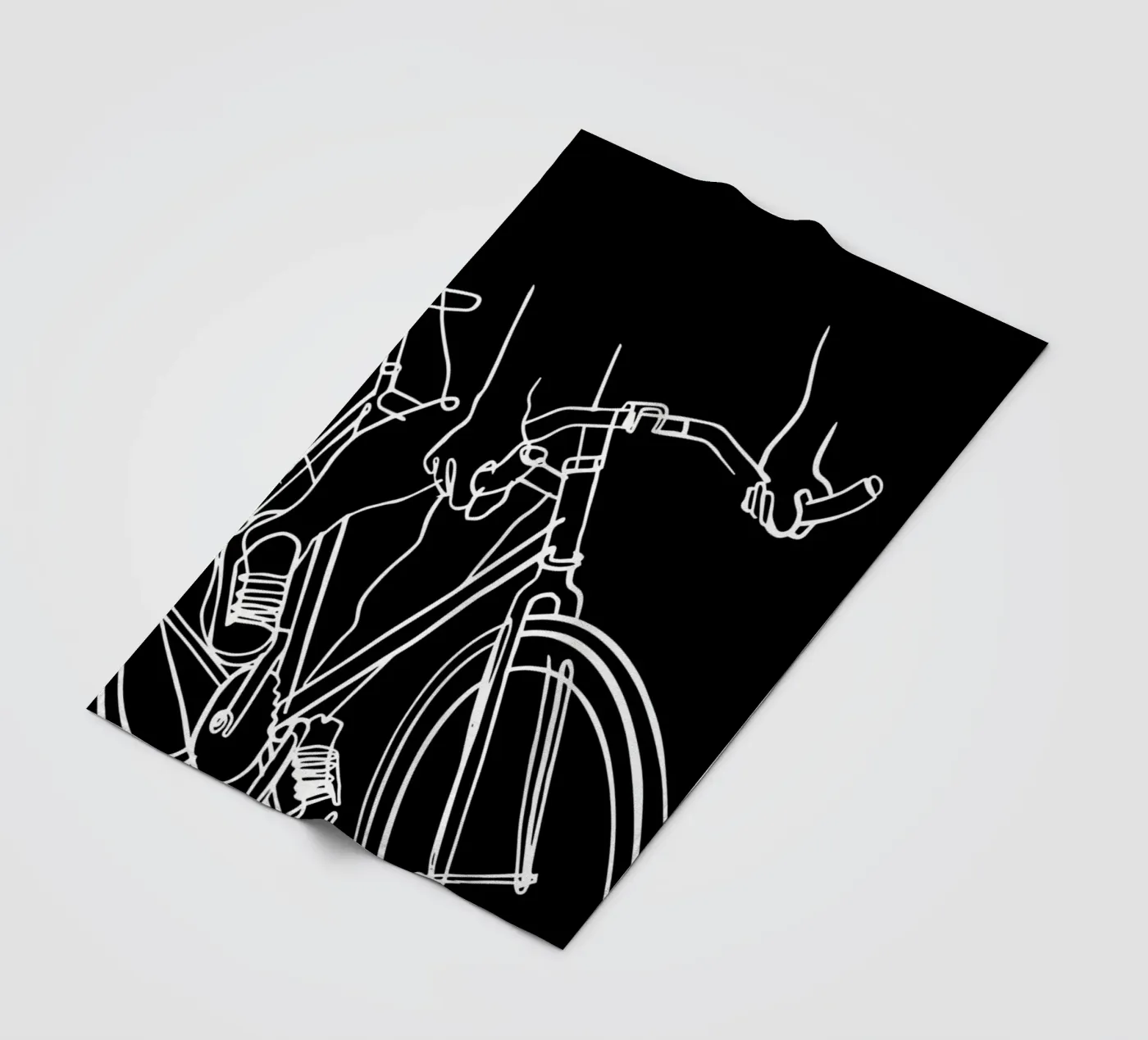 Bicycle fleecedeken van Albert S Jacob