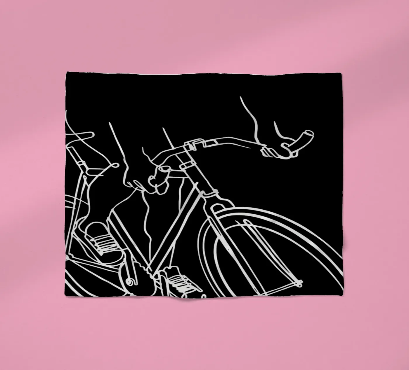 Bicycle fleecedeken van Albert S Jacob