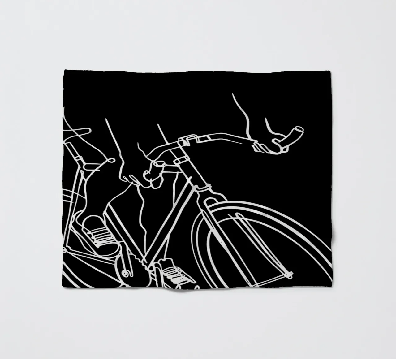 Fiets fleecedeken van Albert S Jacob