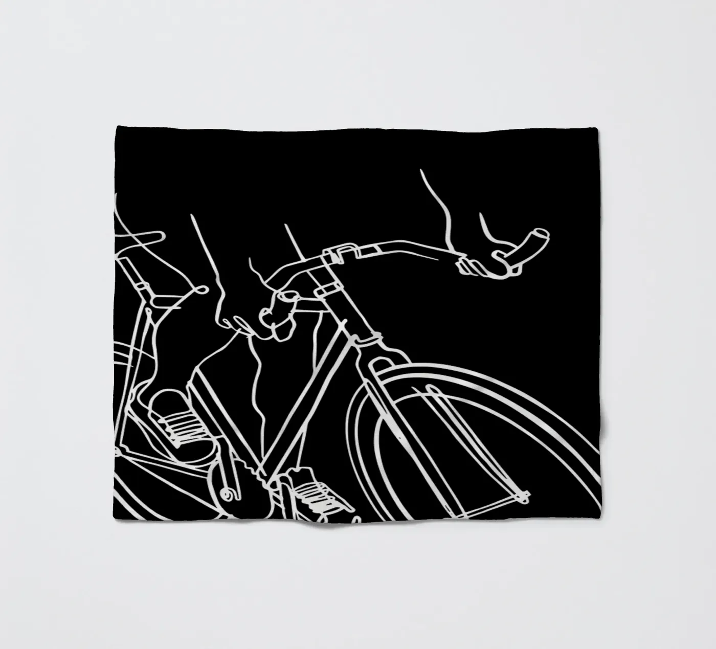 Bicycle fleecedeken van Albert S Jacob