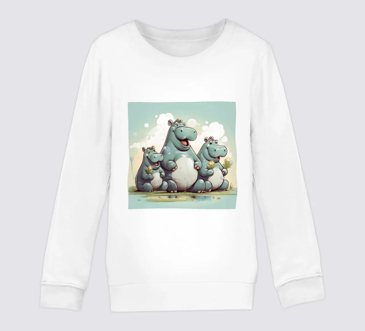 Retro Hippo Gang felpa bambino da Funny Animals