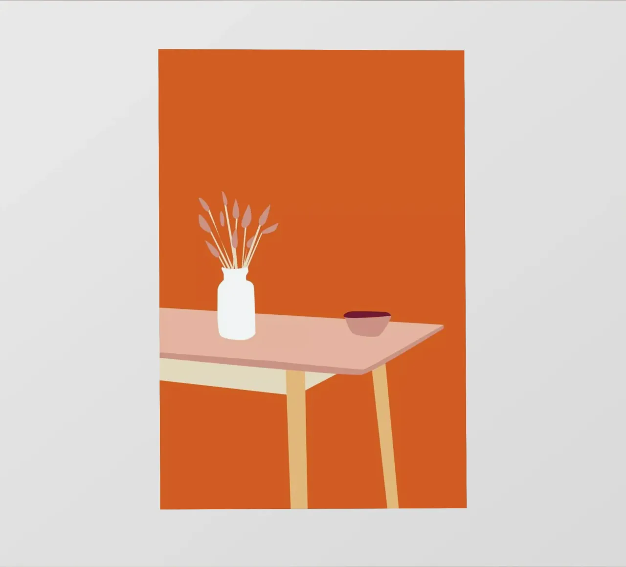 Orange Home pellicola backlit da Helena Ravenne